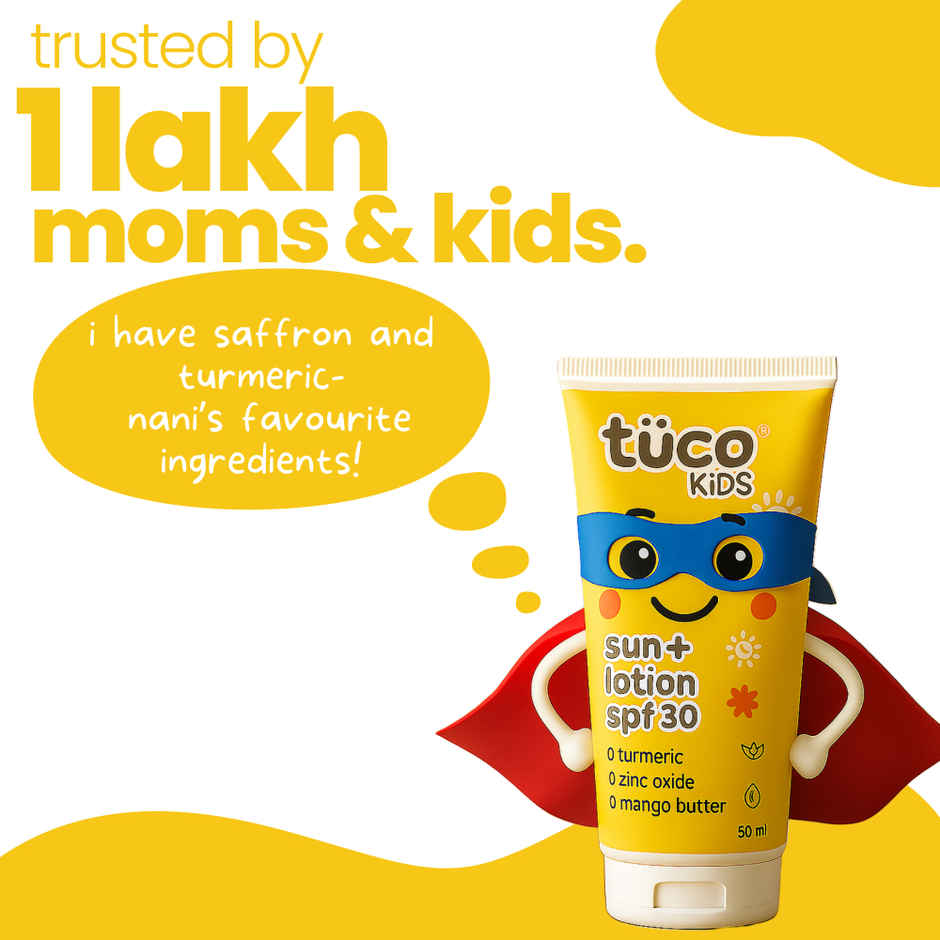 Tuco Kids Suncreen + Bodylotion SPF 30 PA++++ UVA UVB Broadspectrum Protection
