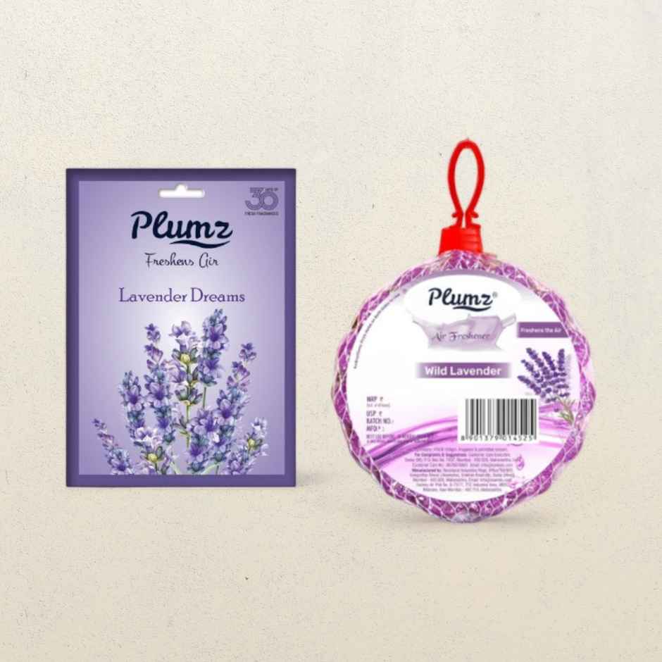 Plumz Lavender Dreams Air Freshener Combo