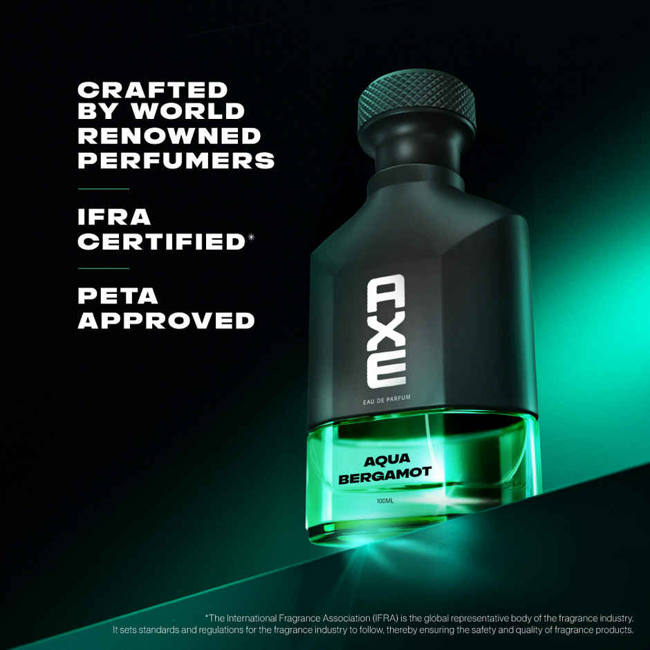 Axe Premium Luxury Perfumes | Aqua Bergamot 12 hours long lasting Fragrance