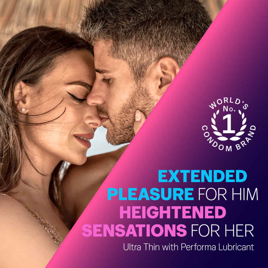 Durex Extra Time Ultra Thin Condom Combo 