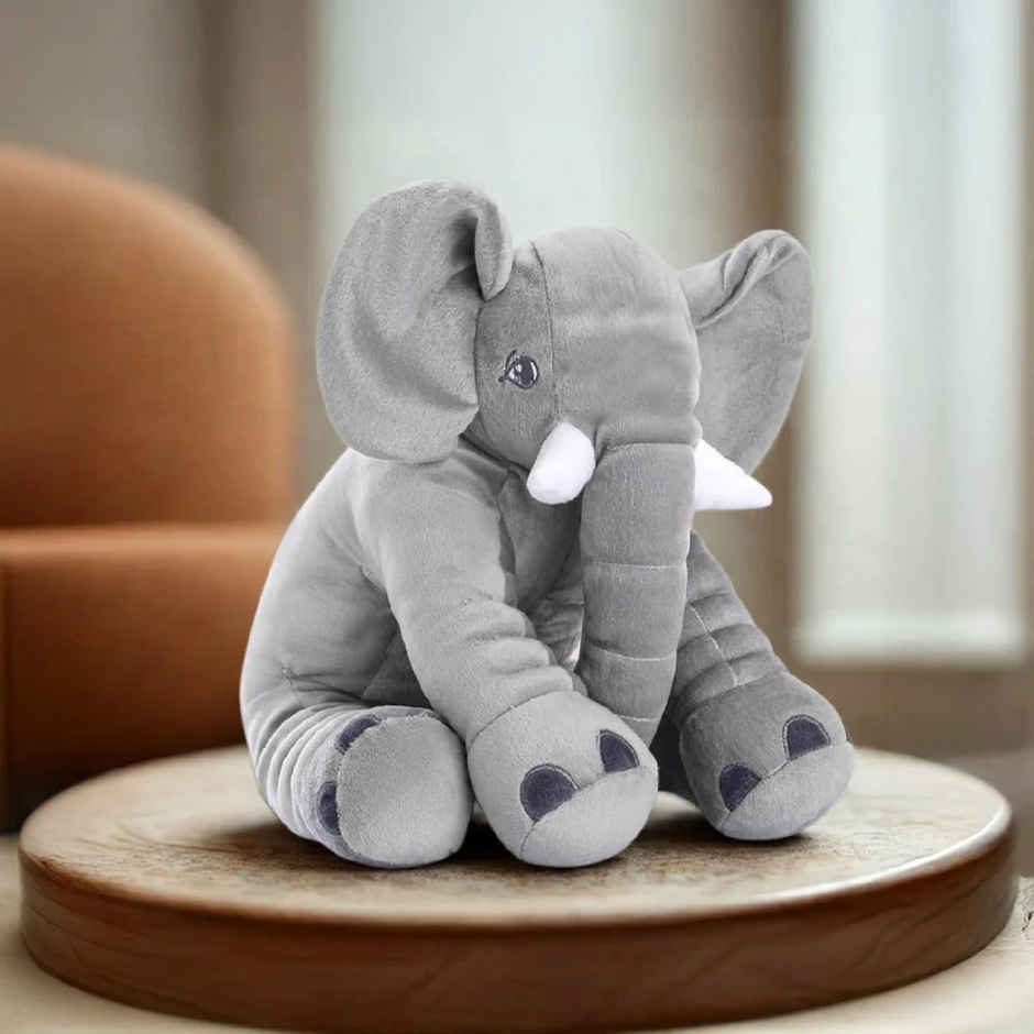 Fablue Big Size Stuffed Elephant Animal Soft Toy For Kids - Soft Plush Hugging Soft Toy - 60 cm
