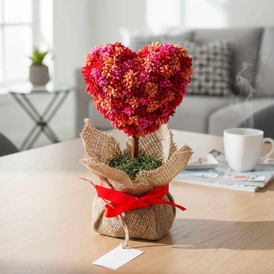 Blooming Heart Decor Set with Fragrance Spray | Ideal for Gifting | IRIS