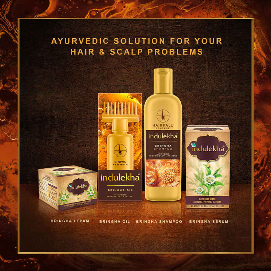 Indulekha Bringha Oil | Reduces Hair Fall And Grows New Hair | 100% Ayurvedic Oil