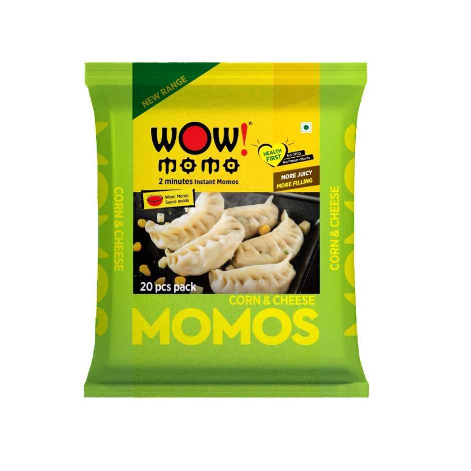 Wow! Corn & Cheese Momos | Frozen Snack