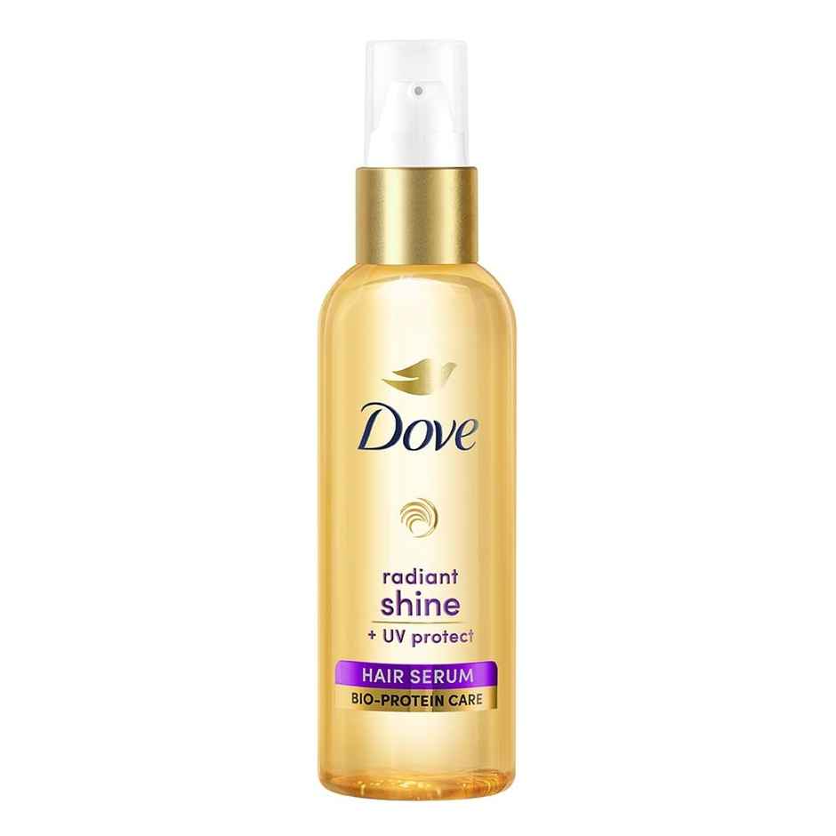 Dove Radiant Shine + Uv Protect Hair Serum For Dry & Frizzy Hair