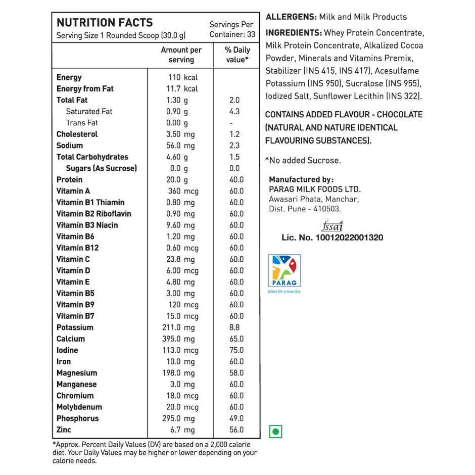 Avvatar Alpha Whey Belgian Chocolate