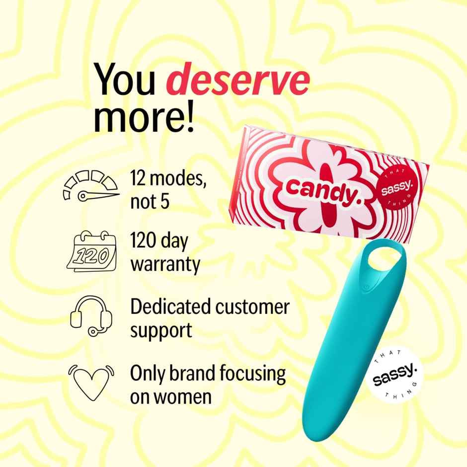 That Sassy Thing Candy Personal Massager For Women | Bubbly Blue