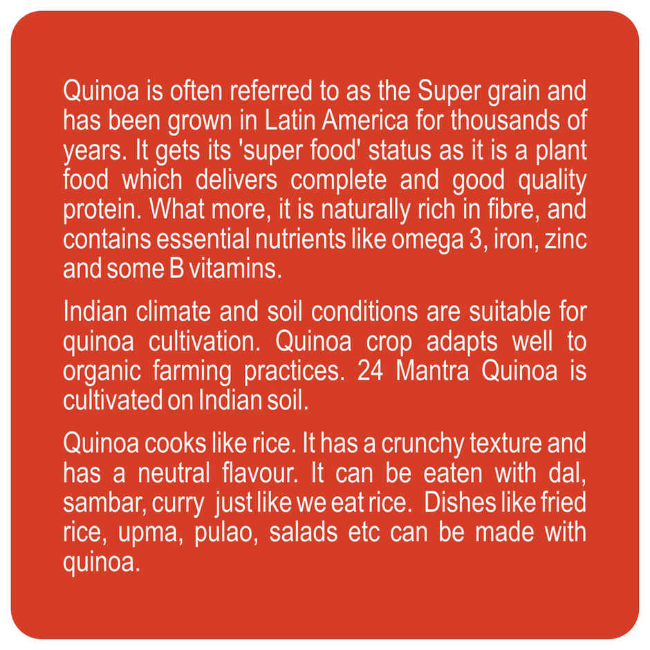 24 Mantra Organic Super Grain Quinoa
