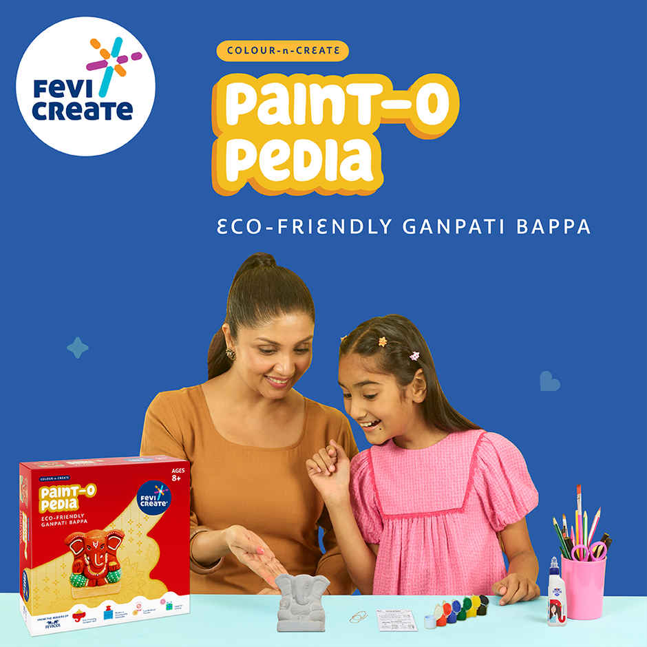 Eco-Friendly | Pidilite Ganesha Idol DIY Kit | Fevicreate