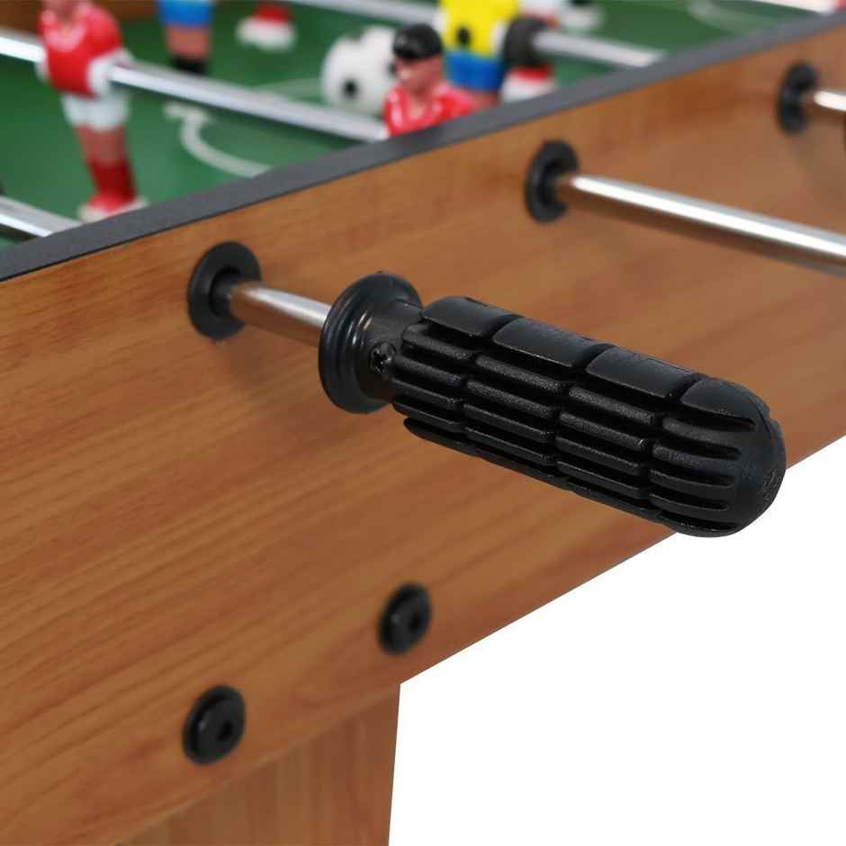 Toyshine Mid-Sized Foosball, Mini Football, Table Soccer Game, 6 Rods, 24 Inches, Multicolor