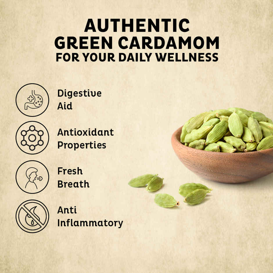 Orika Idukki Bold Green Cardamom | Hari Elaichi