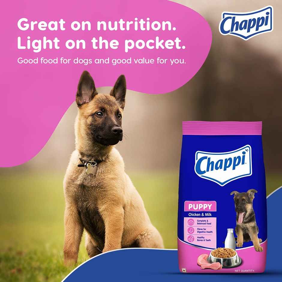 Chappi Puppy Chicken & Milk Dry Dog Food