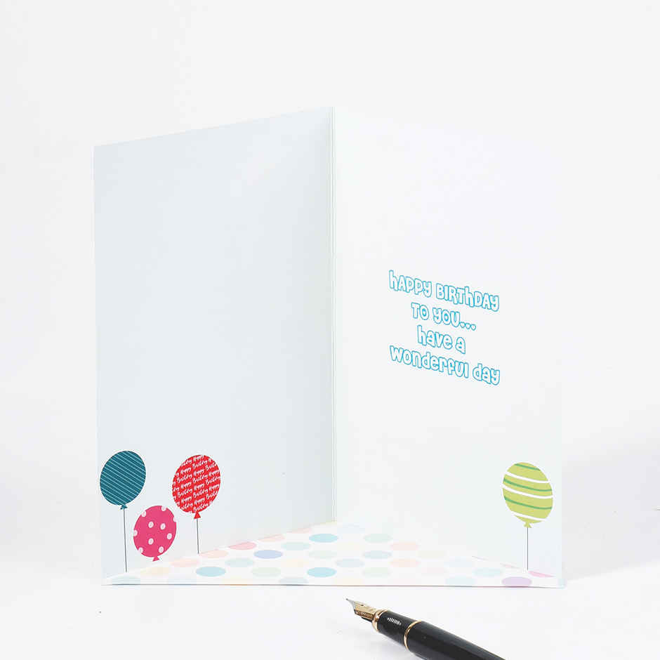 Archies Balloons Print General Greeting Card