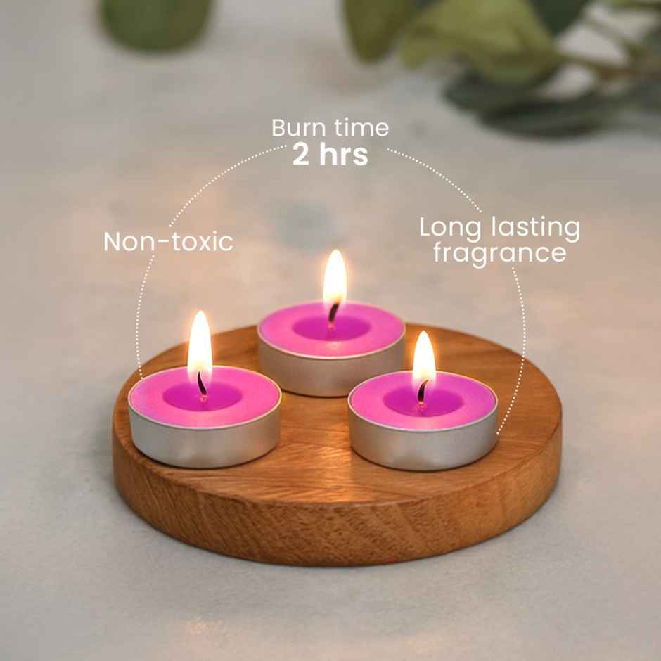 IRIS Lavender Fragranced Tealight Candles | Home Decor