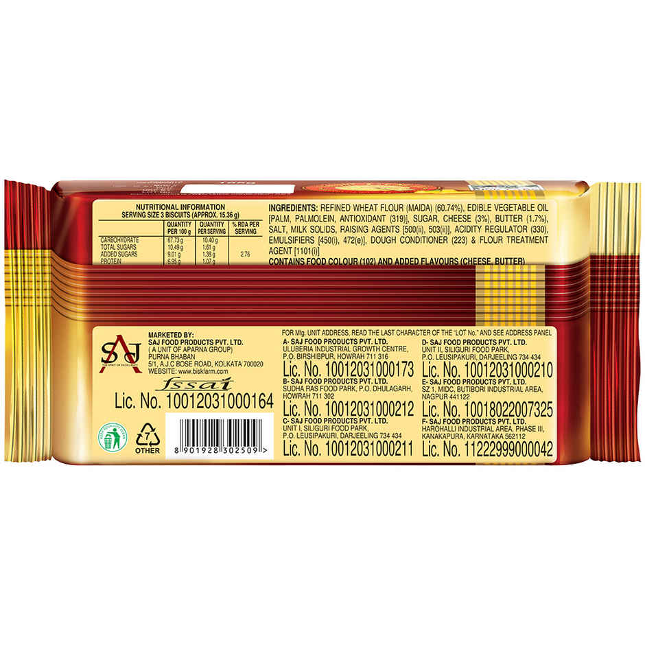 Bisk Farm Top Gold Biscuit