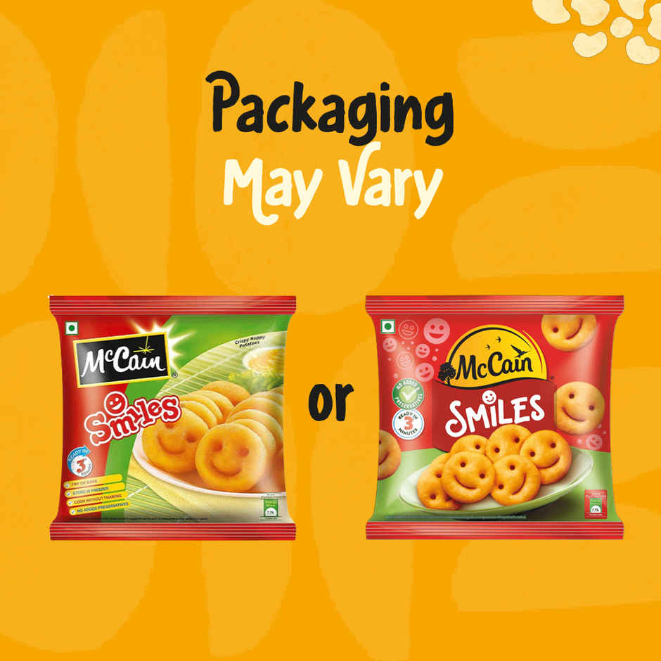 McCain Smiles | Crispy Potato Snacks | No Added Preservatives