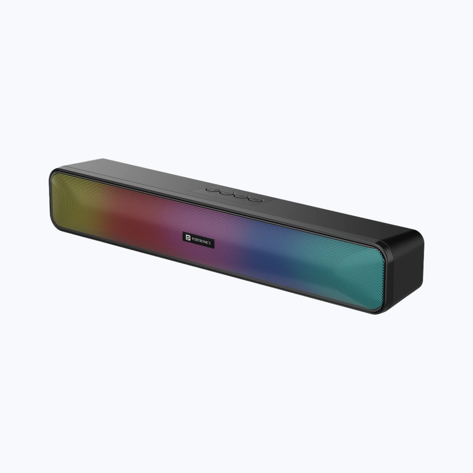 Portronics Radian (POR 1680) 16W Stereo Soundbar Speaker - RGB Lights