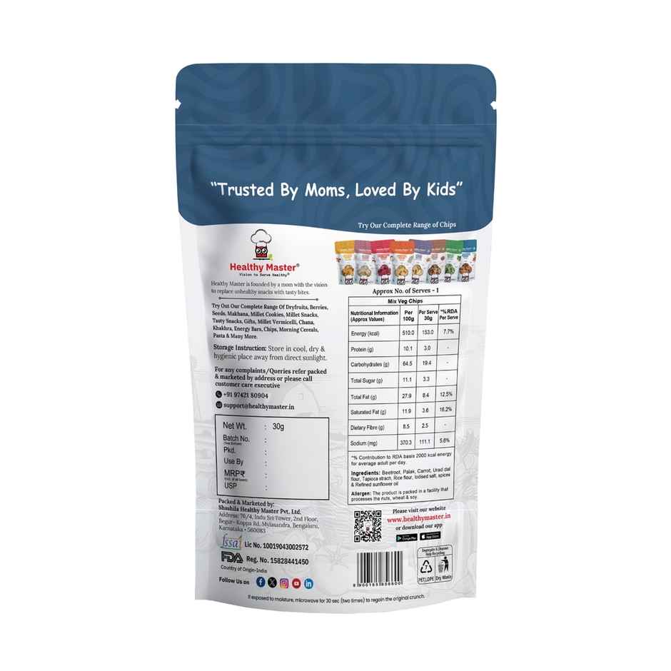 Healthy Master Mix Veg Chips