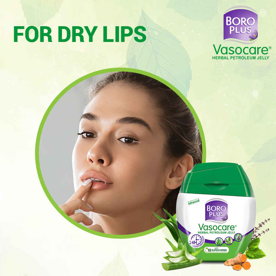  Boroplus Vasocare Petroleum Jelly With Aloe Vera, Chamomile & Tulsi