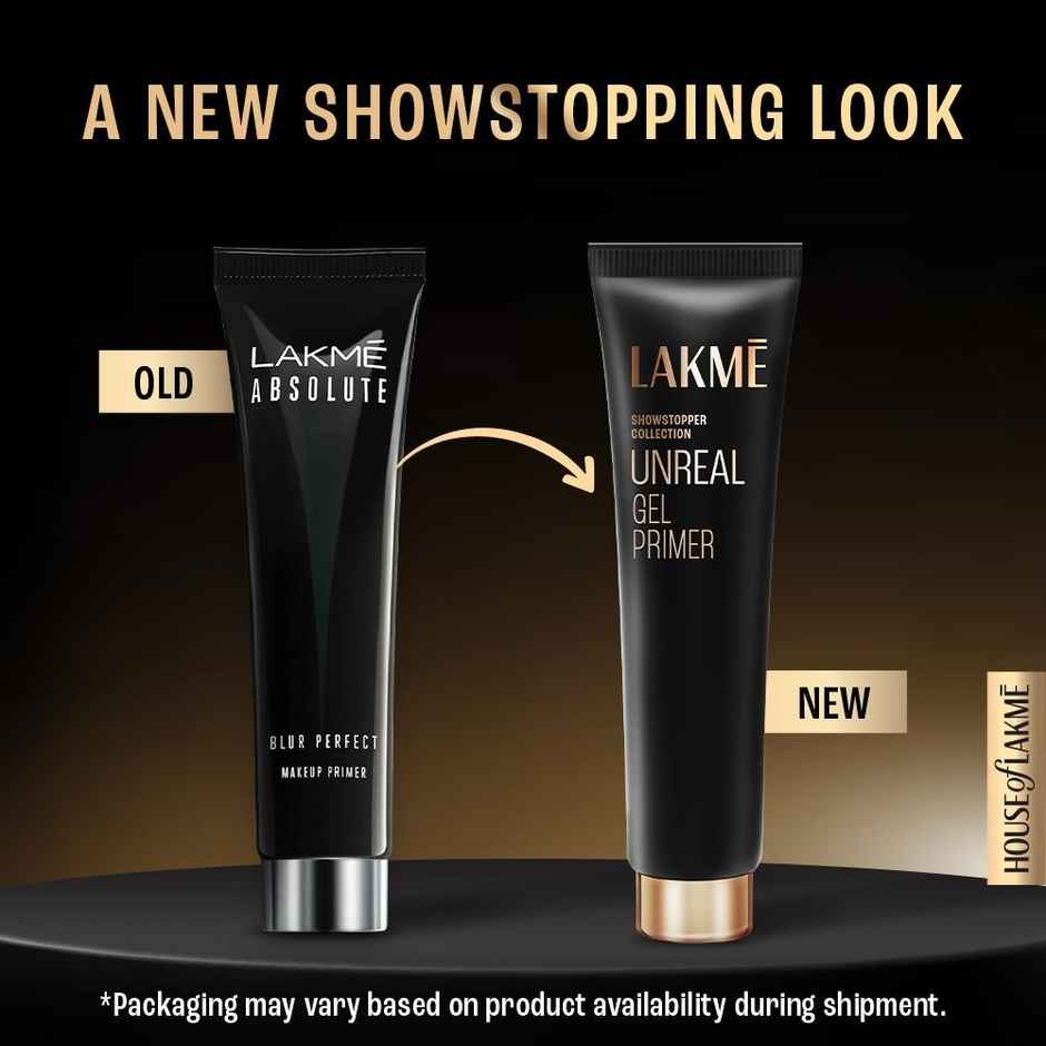 Lakme Unreal Undercover Gel Primer, Enriched with Viitamin E