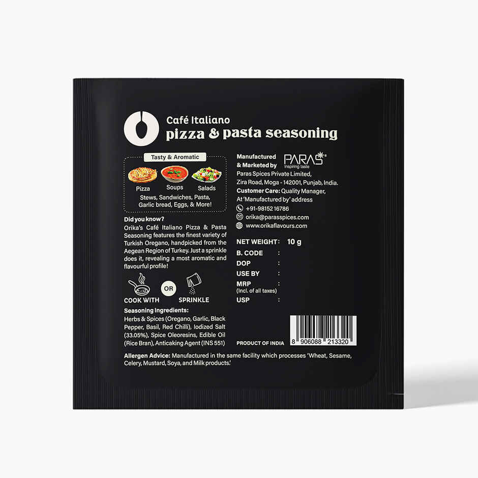 Orika Italiano Pizza & Pasta Seasoning
