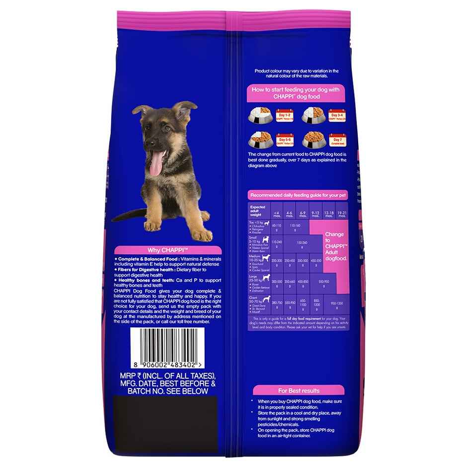 Chappi Puppy Chicken & Milk Dry Dog Food