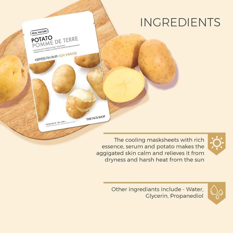 The Face Shop Real Nature Potato Face Mask | Sheet Mask