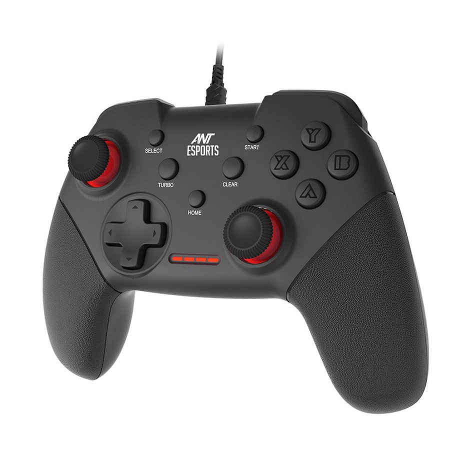 Ant Esports GP100 Controller Joysticks for PC (Windows 7/8/8.1/10) / PS3 / Andriod/Steam Gaming Wired Gamepad - Black