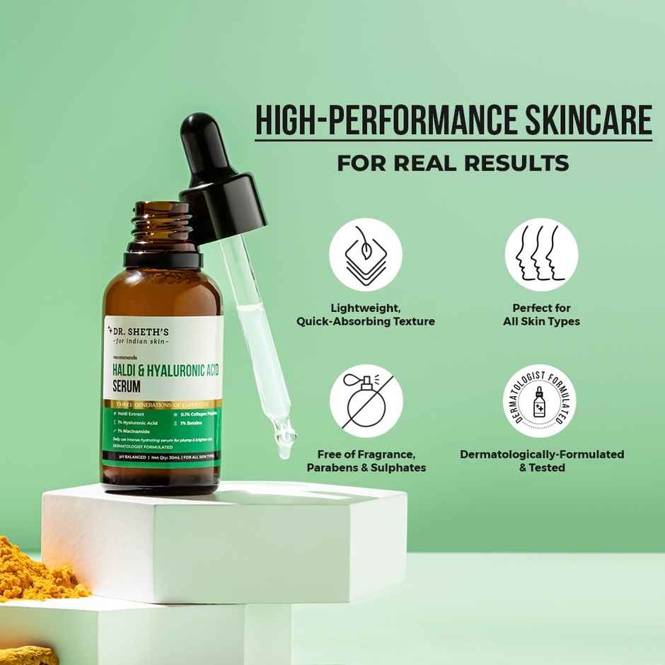 Dr. Sheth's Haldi & Hyaluronic Acid Serum