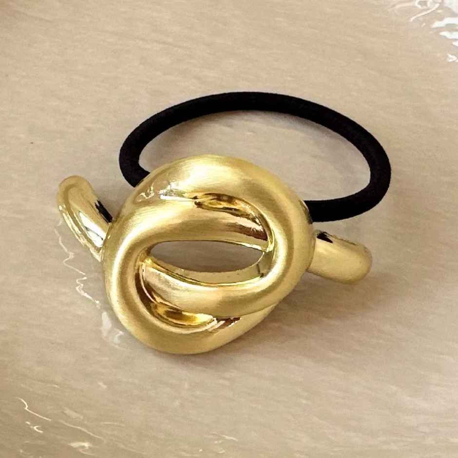 SE7EN Premium Hair Rubber Bands With Metal Design