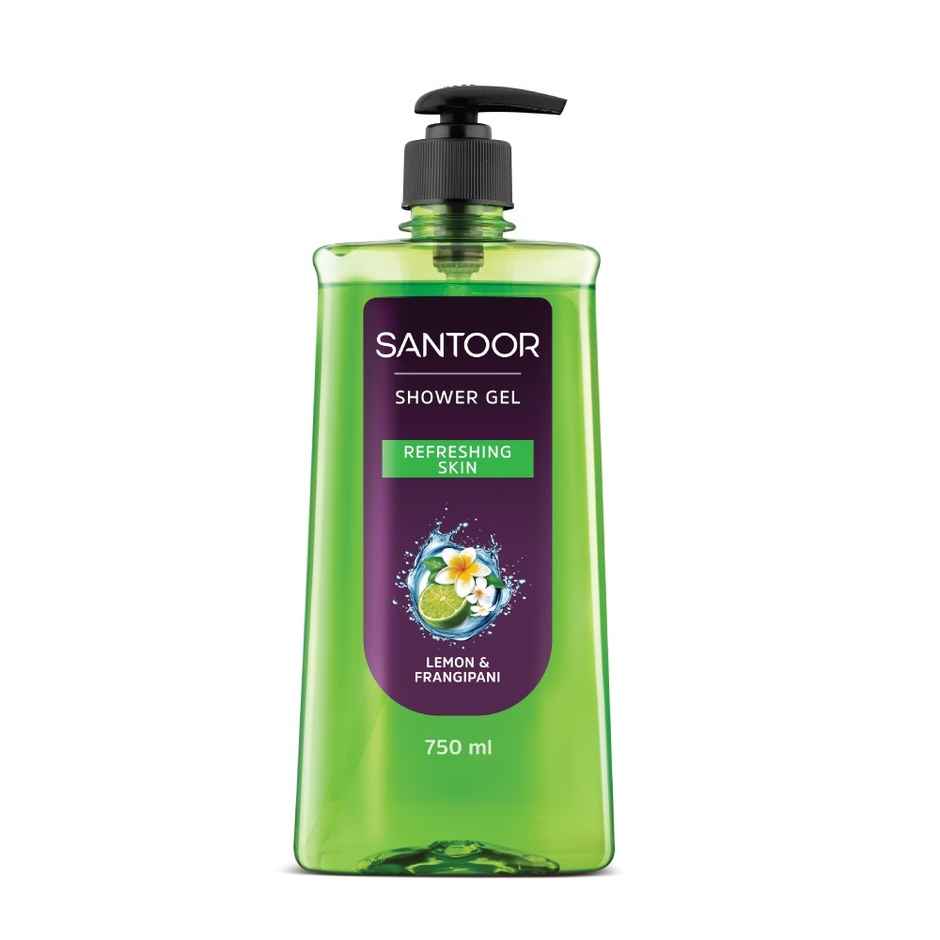 Santoor Shower Gel Lemon And Frangipani