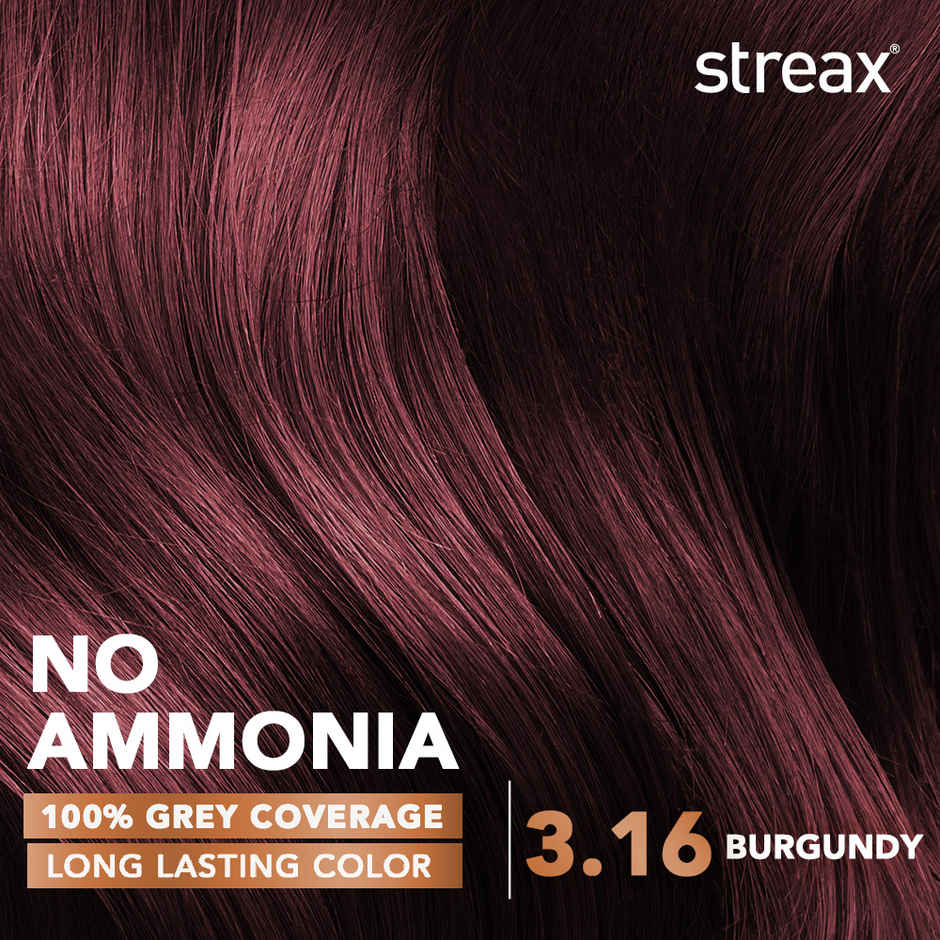 Streax Cream Hair Colour Burgandy
