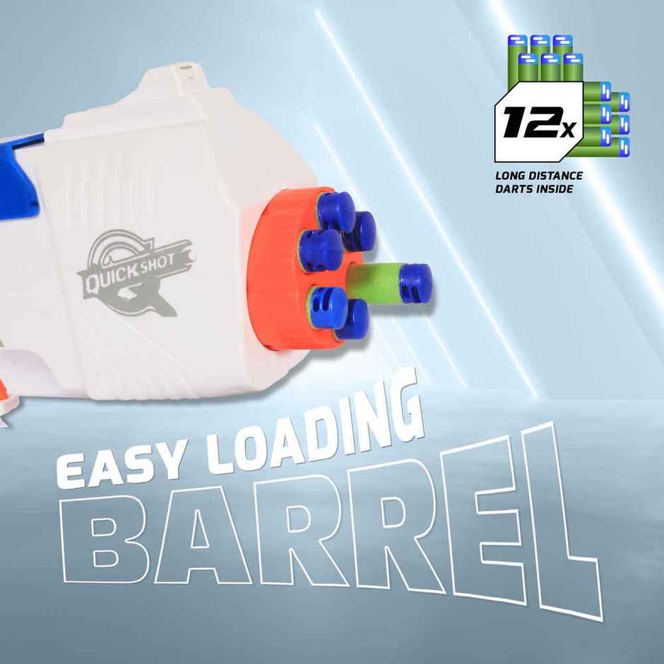 Toymaxx Bolt Dart Blaster White