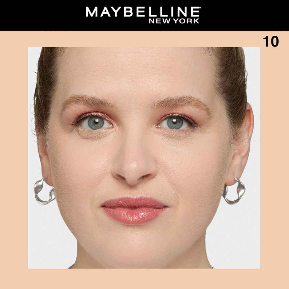 Maybelline New York Fit Me Concealer, Oil-free Liquid Concealer for Oily & Dry Skin, 10 Light