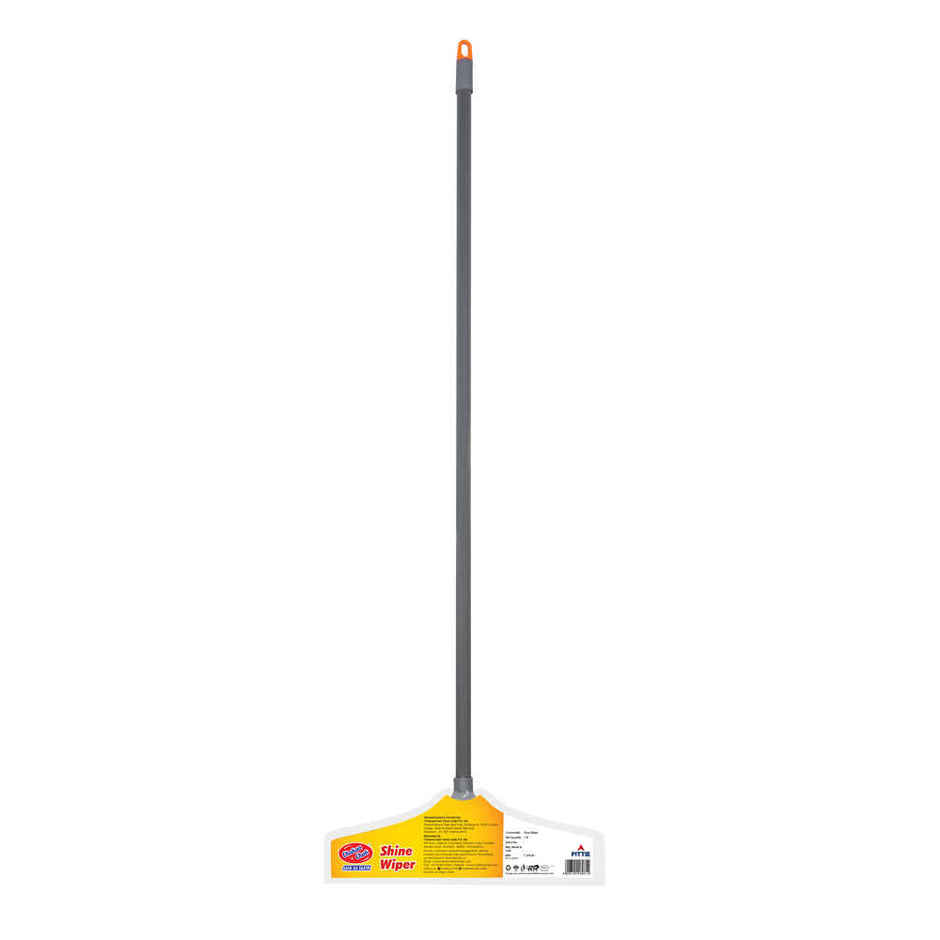 Chakaachak Shine Floor Wiper| 30 CM | Grey & Orange