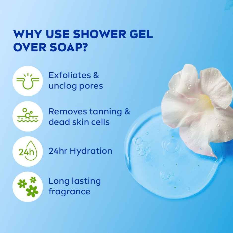 Nivea Frangipani & Oil Shower Gel Combo