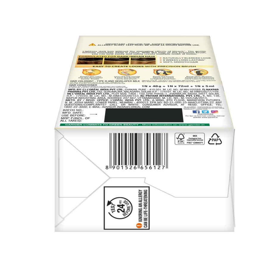 Garnier Color Naturals Hairlighter No Bleach No Ammonia Visible Highlights on Dark Hair