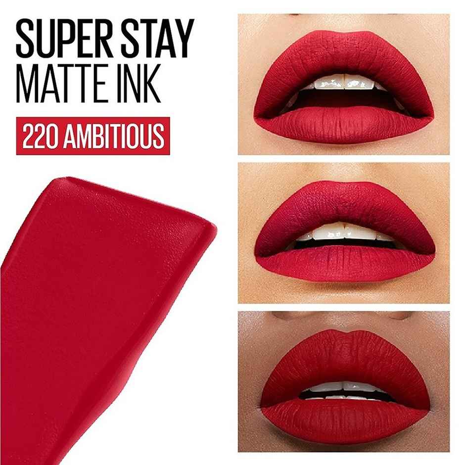 Maybelline New York Superstay Liquid Lipstick - Ambitious | Paraben Free