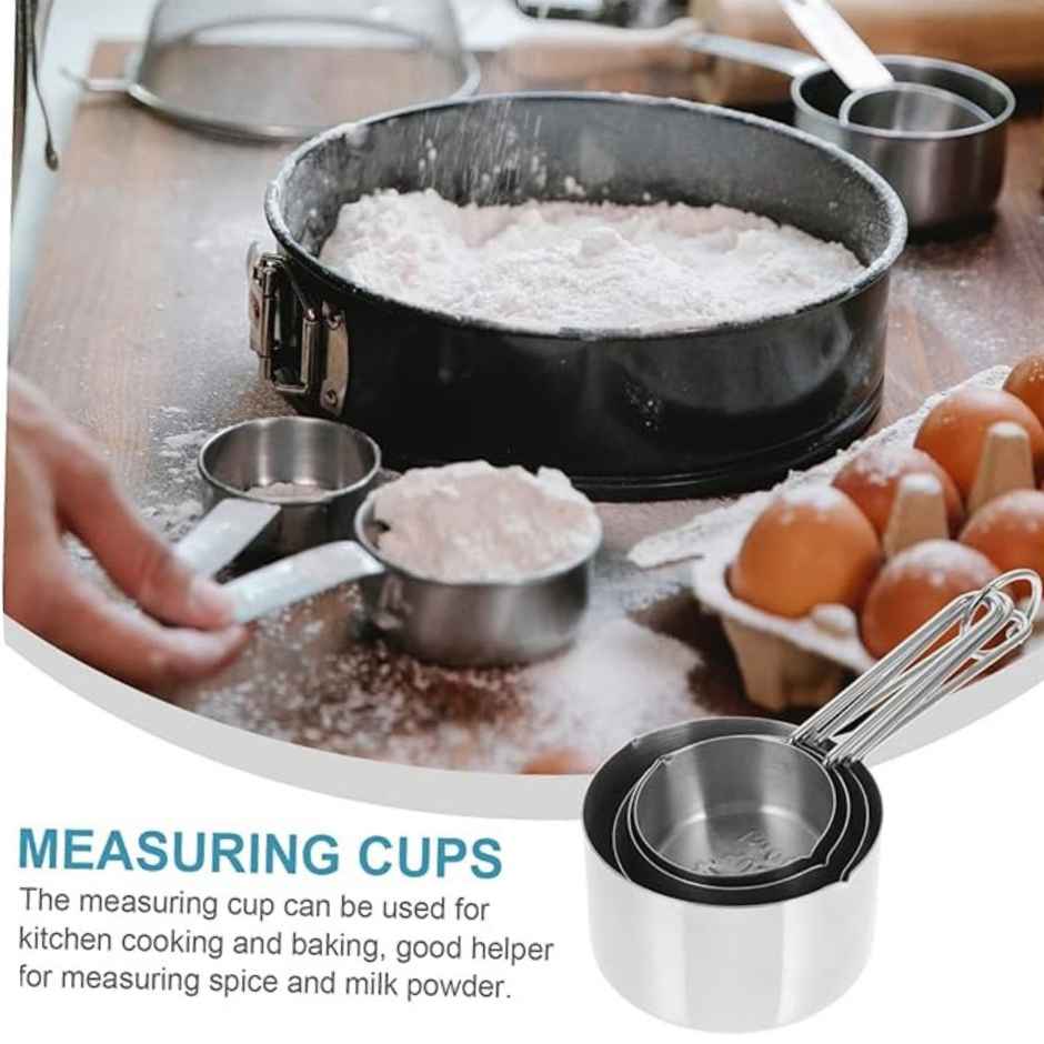 Se7en Metal Steel Measuring Cups | Durable & Precision