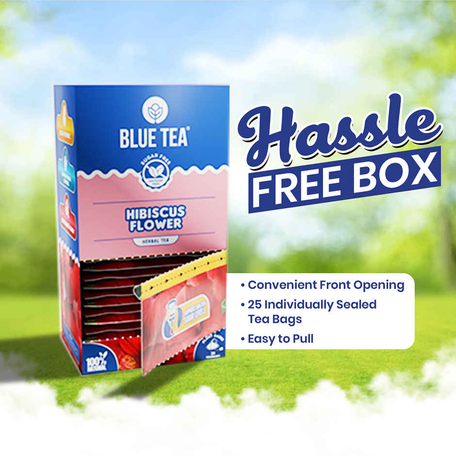 Blue Tea Hibiscus Flower Herbal Tea | Box