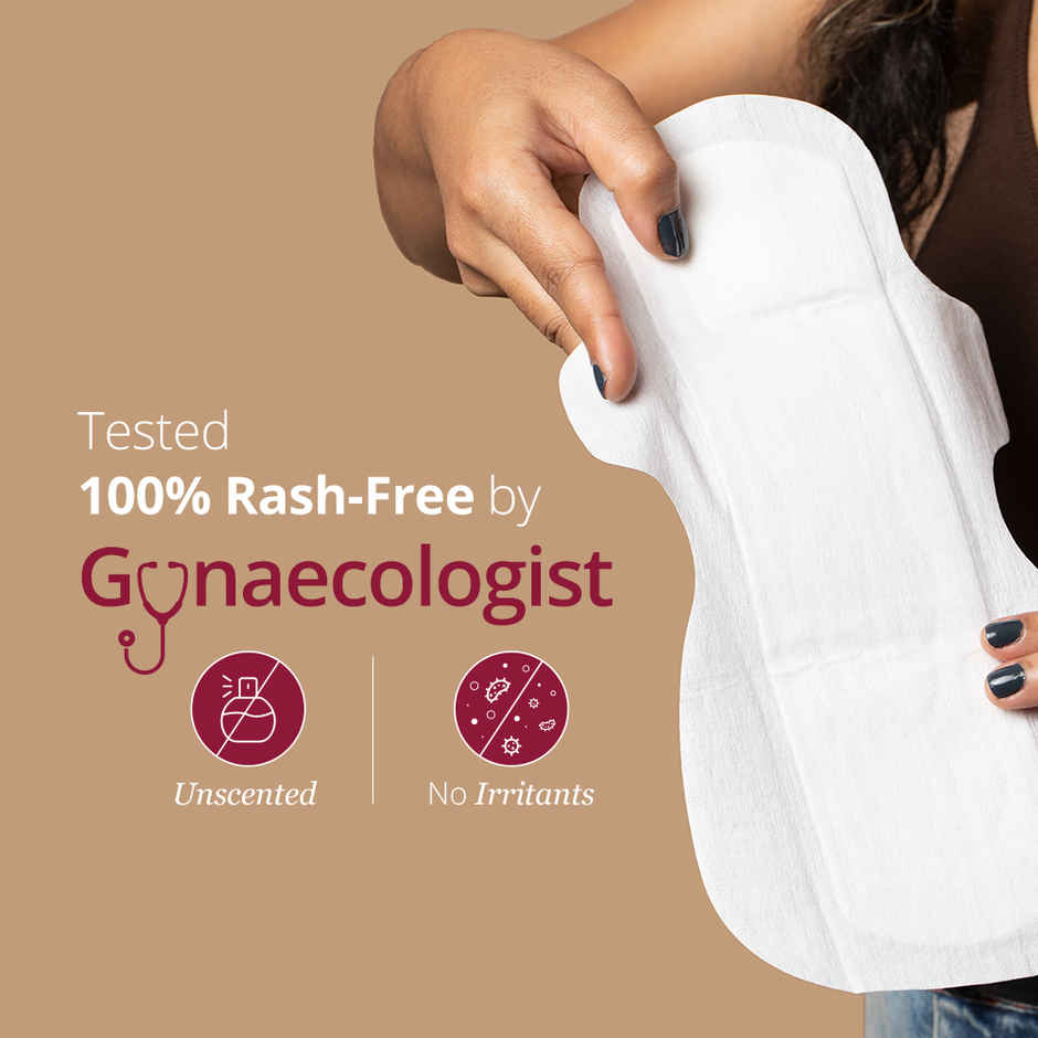 Carmesi Sensitive Sanitary Pads | Large | Rash Free | Gynecologist Recommended