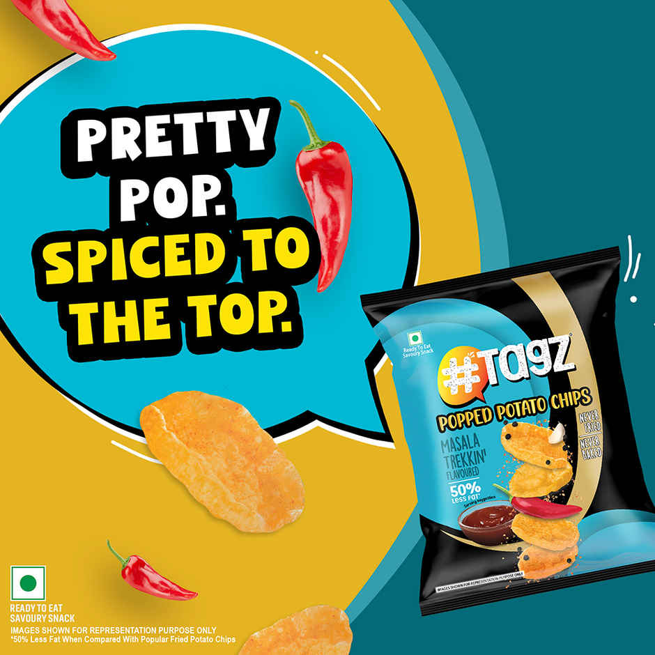 Tagz Popped Potato Chips Masala
