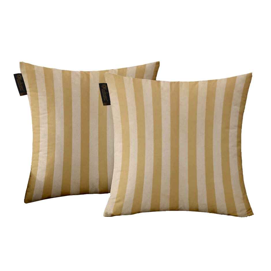 Lushomes Bolster Cushion Covers - Beige | 24 x 24 inch