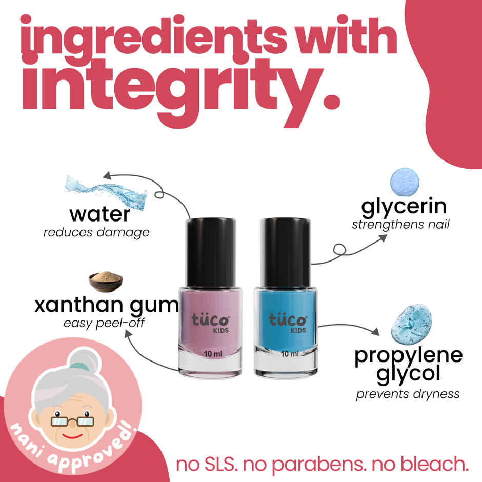 Tuco Kids Peel-off Nail Paint - Nailed It