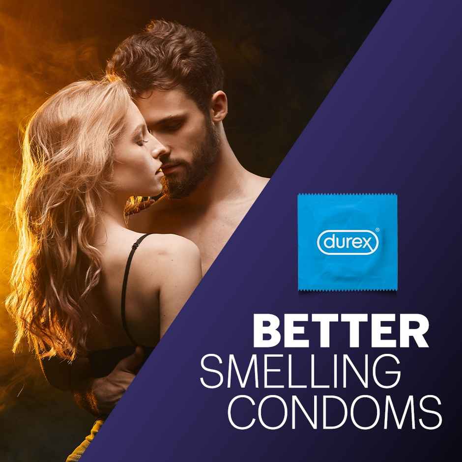 Durex Intense Condoms for her - Three Count Dotted and Ribbed condom with Desirex gel(3pc), Durex Air Ultra Thin Condoms(3pc) & Durex Condoms Mutual Climax(3pc) Combo