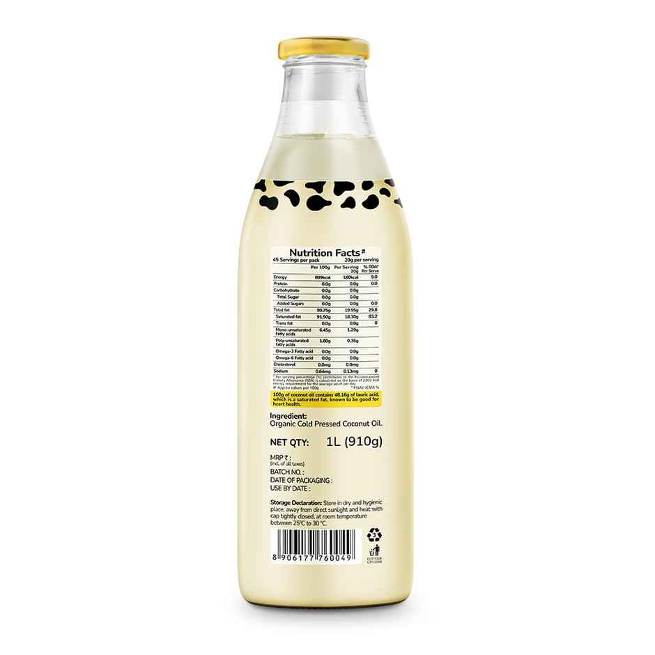 Akshayakalpa Organic Coconut Cold Pressed Oil (Nariyal Oil)