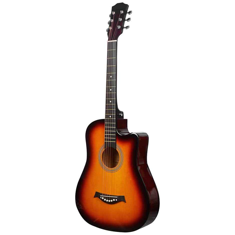 Uapan Acoustic Signature Guitar 38 Inch, Multicolor