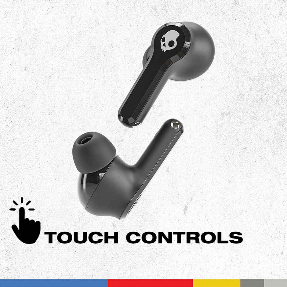 Skullcandy Inkd ANC Wireless Earbuds 43 Hour Battery Noise Cancelling Black