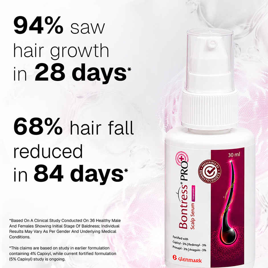 Bontress Pro + Scalp Serum 30 Ml|Fortified With Redensyl,Procapil,Capixly & Anagain