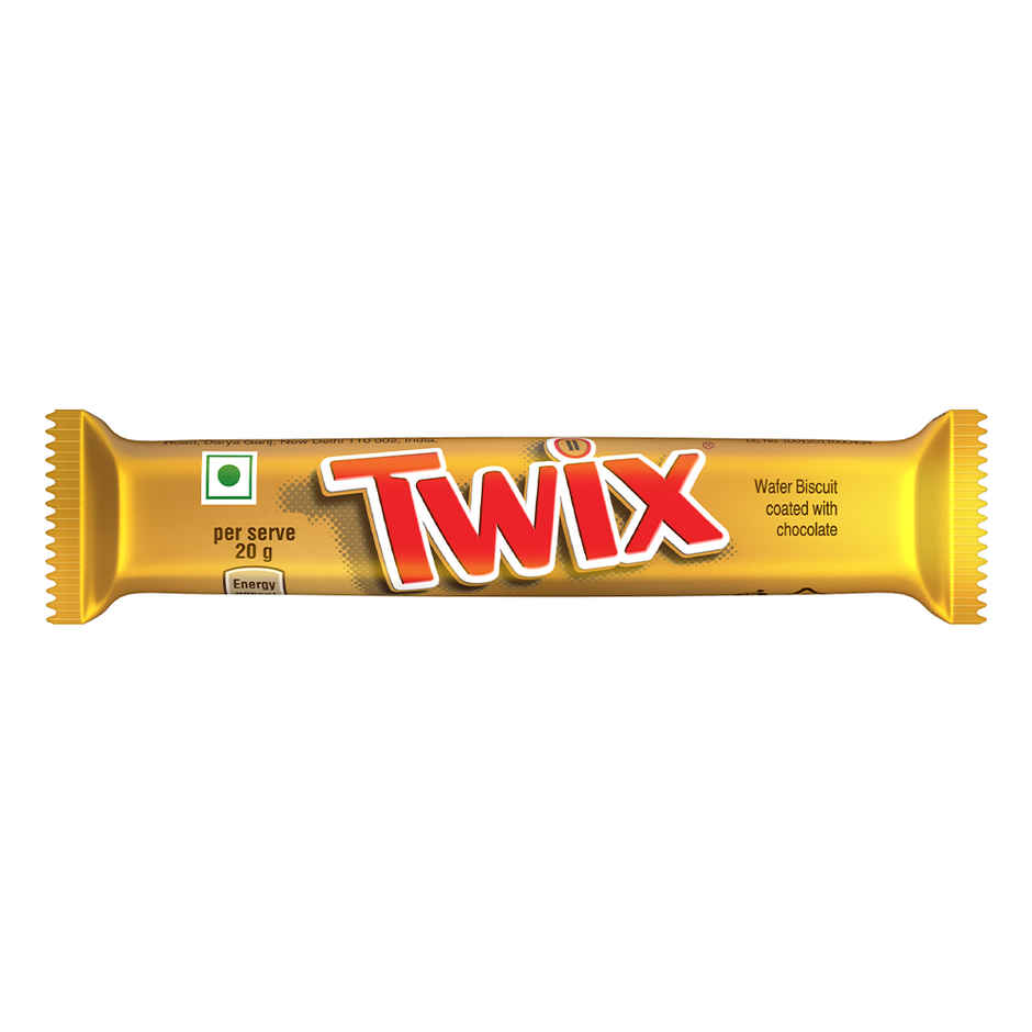 Twix Cookie Caramel Chocolate Bar with Nougat, Caramel & Cookie